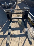 Unused AGT Pallet Forks for Skid Steer