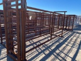 24' Freestanding Cattle Alley with Sliding Gates on Each End