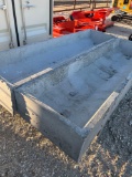 2 - 8'X2' Tapered Concrete Feed Troughs TWO TIMES THE MONEY MUST TAKE ALL