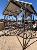 Covered Hay Feeder for Horses