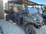 Polaris Ranger 800 Crew with Hard Top 8825 Miles 1994 Hours VIN 04595 Title, $25 Fee SLOW TITLE