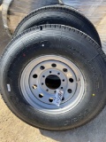 2 - New Provider 235/85/16 14 Ply Tires on 8 Hole Wheels TWO TIMES THE MONEY MUST TAKE ALL