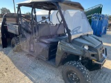 2022 Polaris Ranger 570 EFI Crew with Windshield and Poly Top ONLY 291 Miles 31 Hours VIN 54706