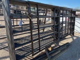 Round Pen Consisting of: 10 - 12' 5 Rail Panels 1 - 4' Walk-Though Bow Gate