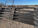 Pen Consisting of: 7 - 12' 5 Rail Panels 1 - 12' 5 Rail with 4' Gate