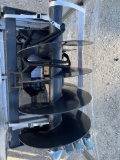 Unused JCT Post Hole Digger for Skid Steer with 12