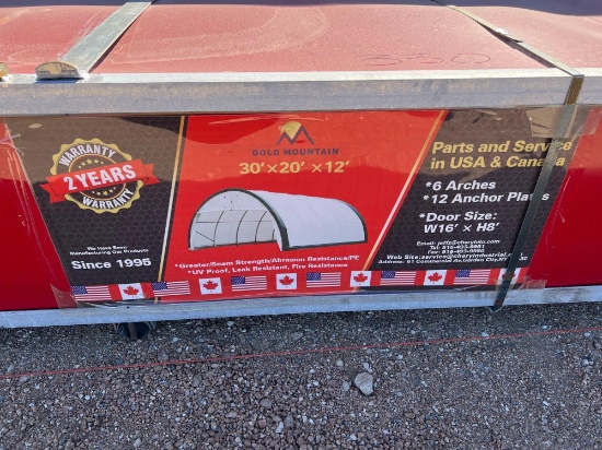 30'X20'X12' Dome Shelter