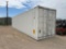 40' High Cube Shipping Container with 4 Side Doors and Doors on One End