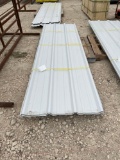 25 - 10' White R-Panel Sheets 25 TIMES THE MONEY MUST TAKE ALL