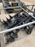 Unused Auger for Skid Steer with 9