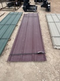 Bundle of Purple 12' R-Panel Sheets Look before you bid, we are unsure of size and quantity