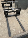 Unused Pallet Forks for Skid Steer