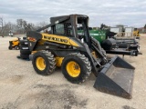 New Holland L190 Skid Steer Boom has Been Repaired Runs & Works - Good Tires