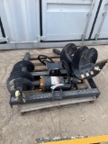 Skid Steer Post Hole Digger 2 Augers - 12'' and 18''
