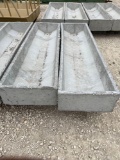 2 - New 8' Concrete Feed Trough TWO TIMES THE MONEY MUST TAKE ALL