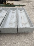 2 - New 8' Concrete Feed Trough TWO TIMES THE MONEY MUST TAKE ALL