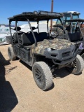 2013 Polaris Ranger 800 Crew with Hard Top, Sound System and Light Bar 344 HRS 2139 Miles VIN 98295