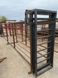 24' Free Standing Cattle Alley with a Slider on Both Ends