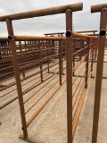 24' Free Standing Cattle Alley with Sliders on One End