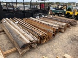 Bundle of 8' Creosote 1/4 Rounds Approx 20-25 boards per bundle ???????Sell by the bundle