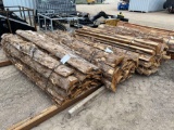 Bundle of 8' Cedar 1/4 Rounds Approx 20-25 boards per bundle Sell by the bundle