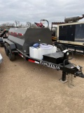 2023 East Texas Gray Fuel Trailer with Fill-Rite 25 GPM Pump, Filter, Hose and DEF Tank, Pump & Hose