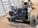 Armstrong 25KW Generator Powered by Kubota Engine Runs & Works Low Hours