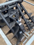 Auger for Skid Steer with 9