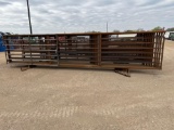 10 - 24' Free Standing Cattle Panels One with a 10' Gate TEN TIMES THE MONEY MUST TAKE ALL