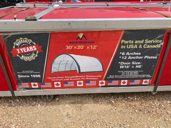30'X20'X12' Gold Mountain Dome Shelter