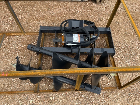 Unused Wolverine Auger with 12" & 18" Bits