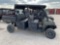 2012 Polaris 800 EFI Crew with Winch Metal Top- Windshield Runs- 689 hrs VIN 35114 Title, $25 Fee