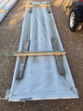 8 Pieces 14' Sheet Metal Galv. SOLD by the Sheet 8 TIMES THE MONEY MUST TAKE ALL