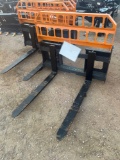 Skid Steer Pallet Forks with 42'' Forks SOLD ONE PER LOT