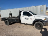 2012 Dodge Ram 4500 Cummins Diesel New Batteries. 4X4. Auto Transmission. Runs 11' Flatbed 252,XXX