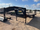 Tem Trail 20' + 5' Dovetail Trailer 2 - 7000lb Axles VIN 81091 Title, $25 Fee SLOW TITLE