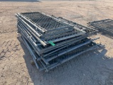 Chain Link Gates Assorted Lengths Approximately 14 Gates 3' - 6'