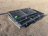 Pallet Chain Link Gates 3' - 5' Approximately 5 Gates ALL ONE MONEY