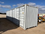 40' One Trip Hi Cube Container with 4 Sets of SIde Doors