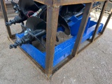 Unused Skid Steer Post Hole Digger with 6', 12