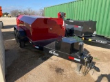 Unused 2025 X-Star 990 Gallon Fuel Trailer with Pump Battery and Solar Charger VIN 39941 Title, $25
