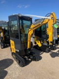 Unused AGT H13R Mini Excavator with Cab Gas Powered