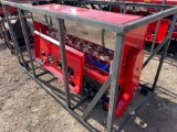 Unused Skid Steer 3pt Hitch Seeder 6' Wide