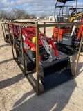 Unused YSRT14 Mini Tracked Skid Steer Stand On Gas Powered