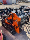 Mini Tracked Stand On Skid Steer Gas Powered