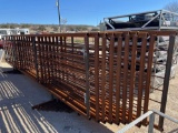 10 Free Standing Cattle Panels with One 8' Gate SOLD BY EACH TEN TIMES THE MONEY MUST TAKE ALL