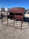 Portable Double Sided Creep Feeder Holds Approximately 3000 Pounds. With Wheel Kit- Can Be Towed To