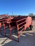 Portable Double Sided Creep Feeder Holds Approximately 3000 Pounds. With Wheel Kit- Can Be Towed to