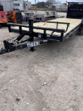 2025 Tiger 83' x 20 ' Equipment Trailer with 2x7k axles Dovetail Stand Up Ramps Vin 04557 MSO, $25