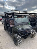 2012 Polaris Diesel Crew Big Winch- Metal Roof Rack- Light Bar Runs VIN 55009 Title, $25 Fee SLOW